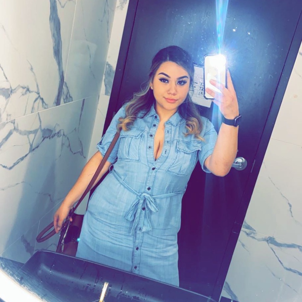 Light Blue Denim Dress